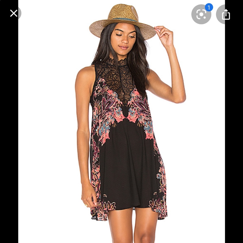 Free People Marsha Lace slip dress